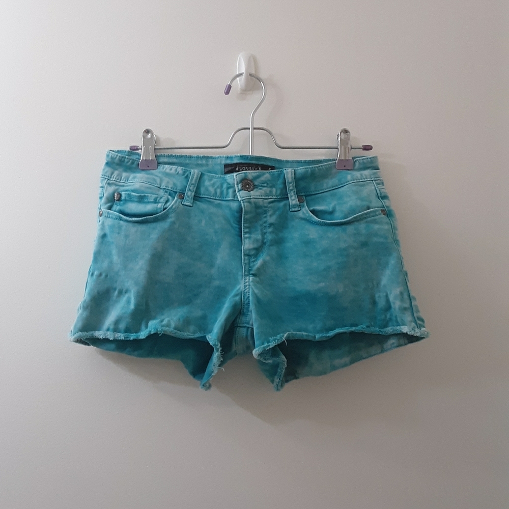 ☀Blue Mini Shorts
